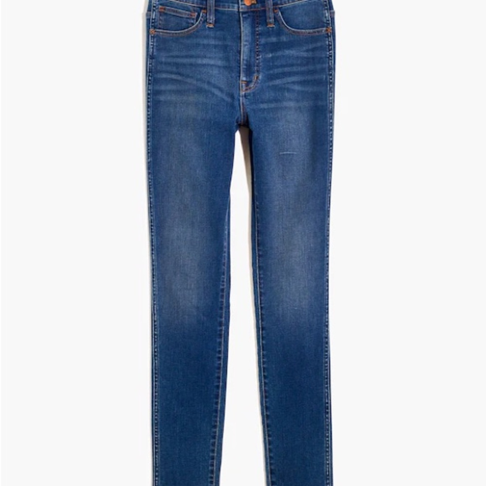 Madewell 10” High Rise Roadtripper Blue Skinny Jeans